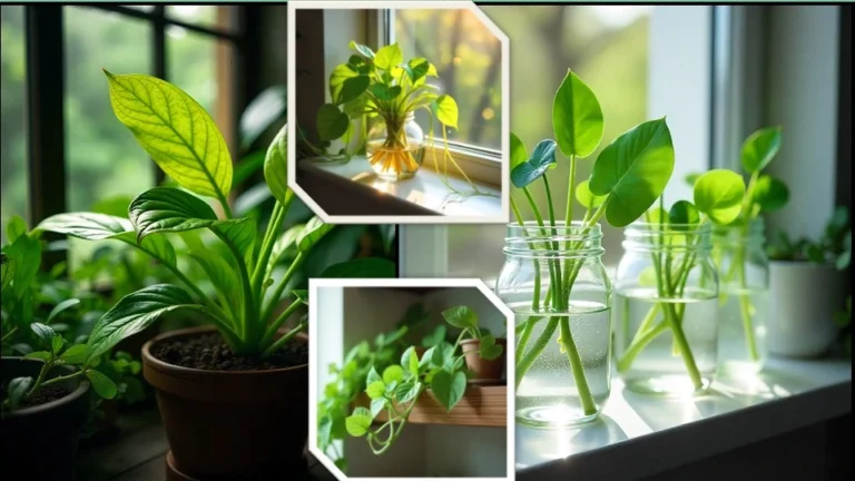 How to Propagate Pothos in Water